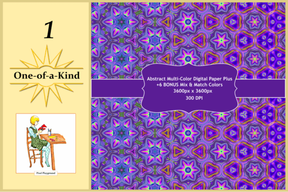 Abstract Multi-Color Digital Paper Plus: Your Go-To for Vibrant Projects