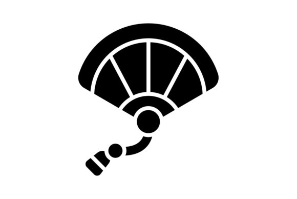 Chinese New Year Fan Solid Color: A Vector Design for Your Festive Projects