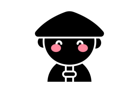Chinese New Year Men Solid Color: A Festive Vector for Modern Design