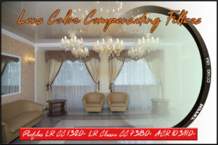 Color Correction with Lens Color Compensating Filters Profiles