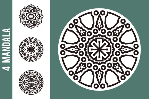 Color Mandala Set #2897: Your Go-To Vector Ornament