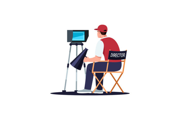 Director Semi Flat Color Illustration: A Creative Toolkit