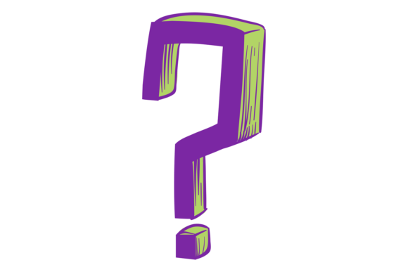 Exploring the Question Mark in Color 3D Doodle Drawing Style