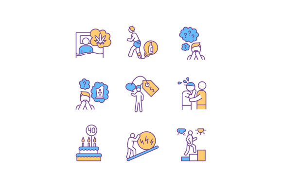 Visualizing Sensitive Topics: The Mental Health RGB Color Icons Set